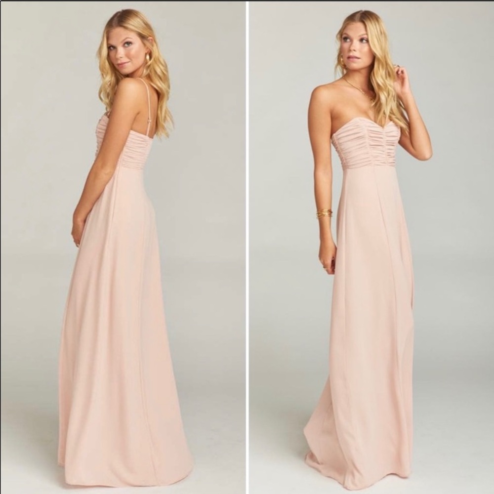 SMYM BONBON STRAPLESS MAXI DRESS SMALL 🌸